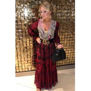 Free People Bali Through the Flowers set skirt top